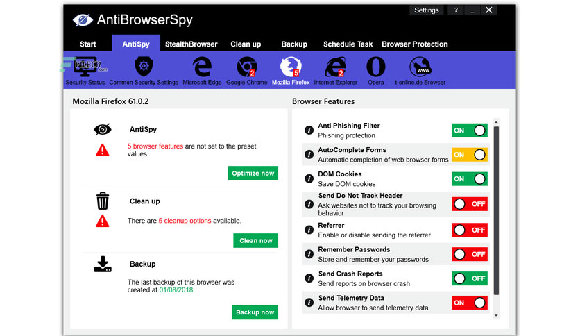 AntiBrowserSpy Pro 2023 6.07.48345 for mac download