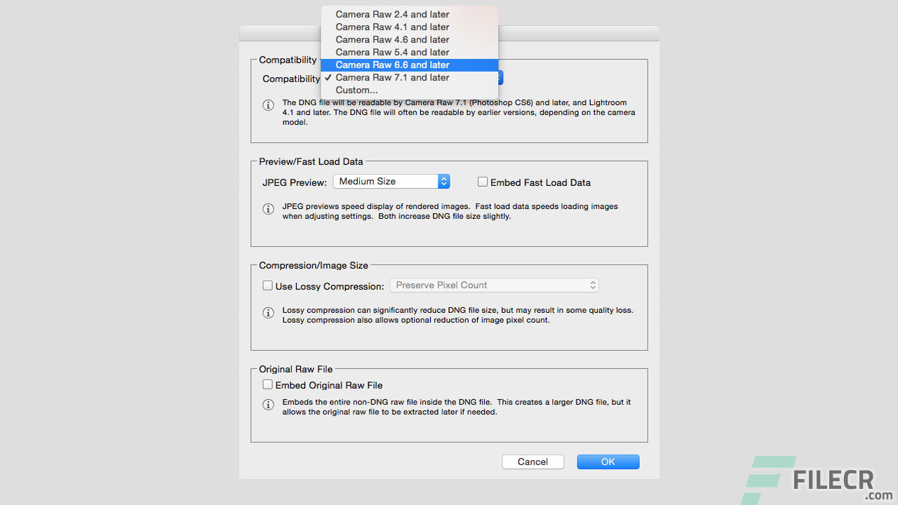 Adobe DNG Converter 16.0.1 for mac instal free