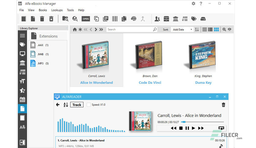 Alfa eBooks Manager Pro 8.6.22.1 free downloads