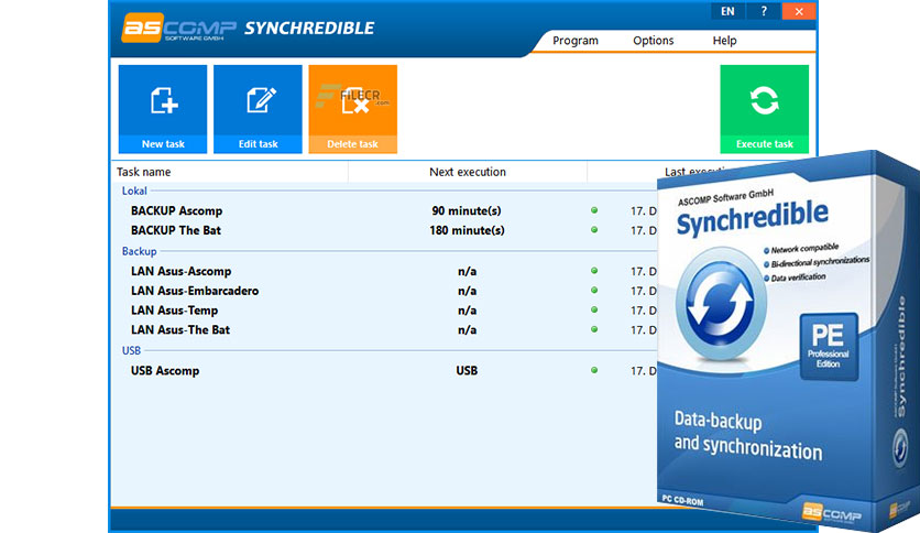 instaling Synchredible Professional Edition 8.103