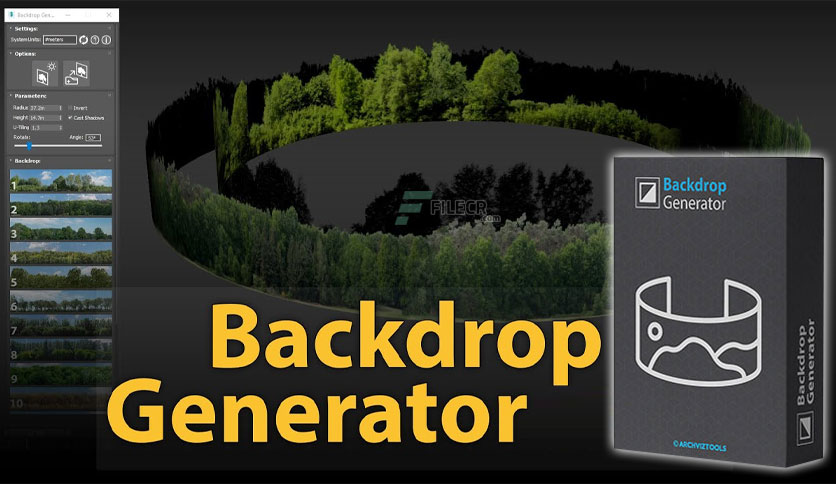 Backdrop Generator 1.0 for 3dsmax