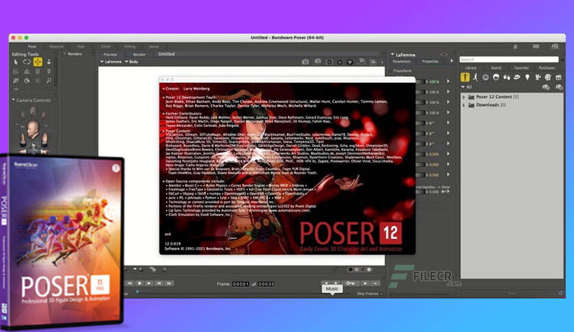 Bondware Poser Pro 13.1.449 for mac instal free