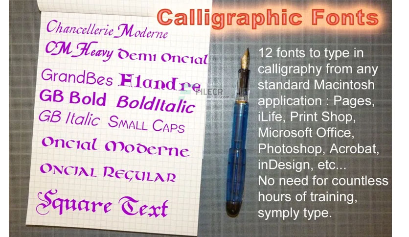 download free calligraphy fonts for mac