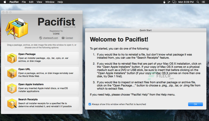 pacifist software mac