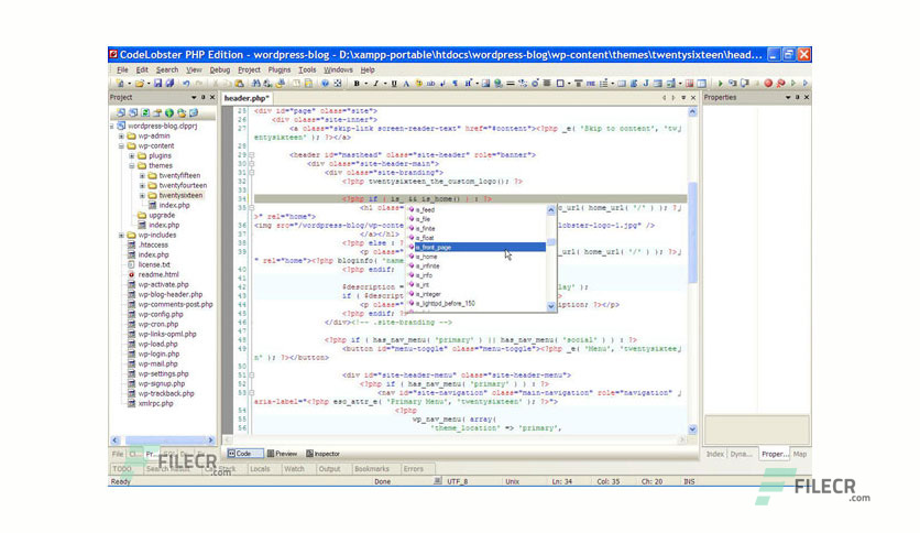 CodeLobster IDE for windows download