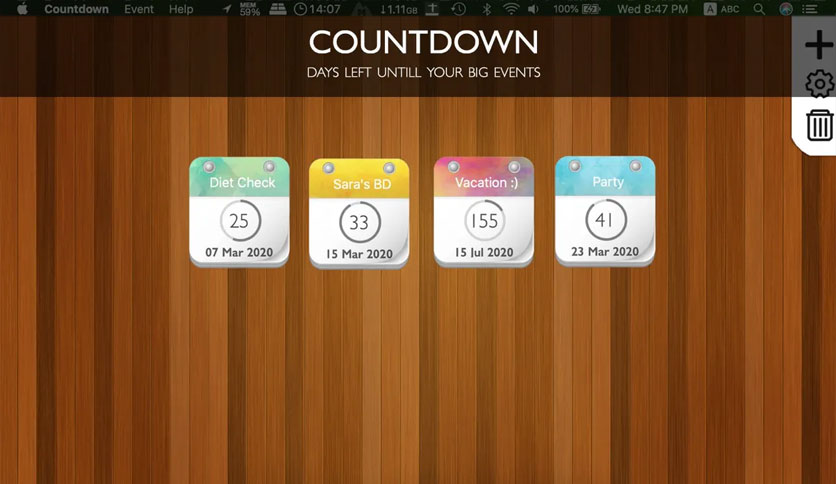 countdown free download mac