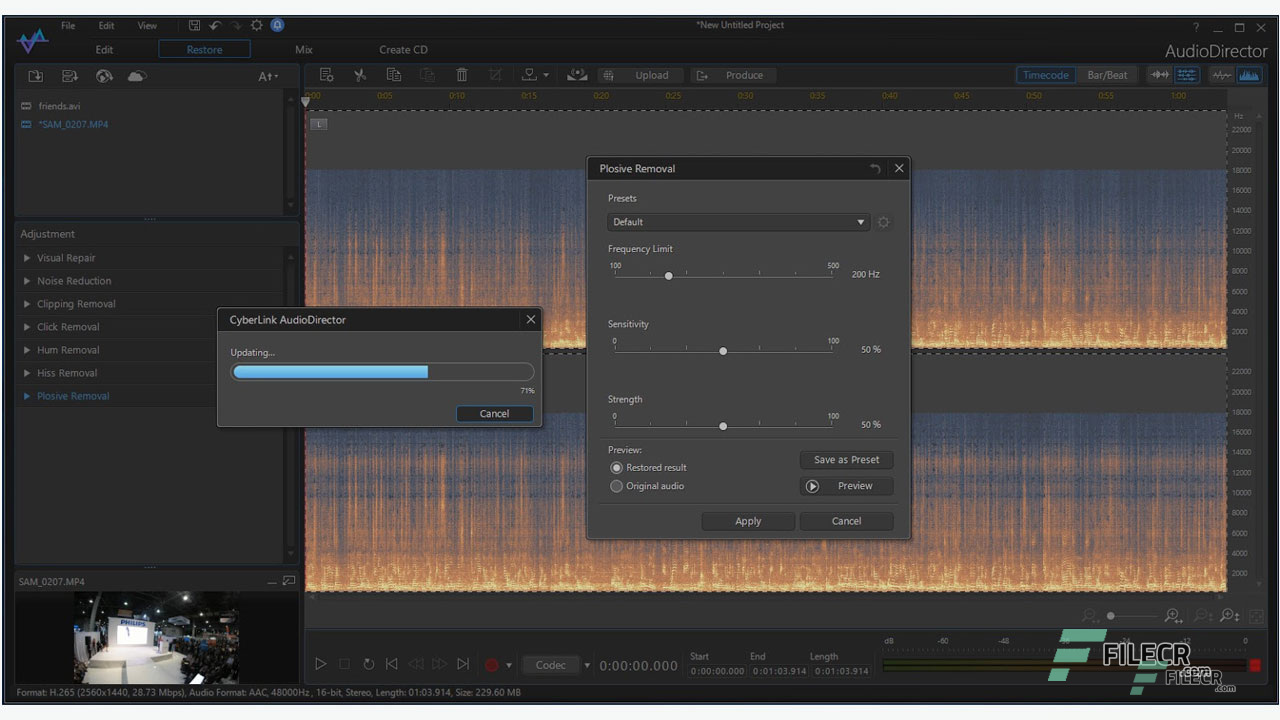 CyberLink AudioDirector Ultra 13.6.3019.0 for mac download free