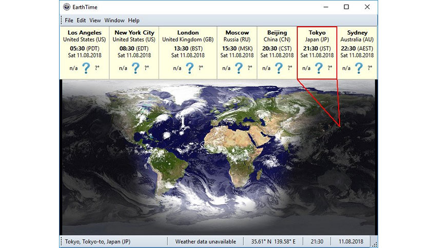 free for apple download EarthTime 6.24.8