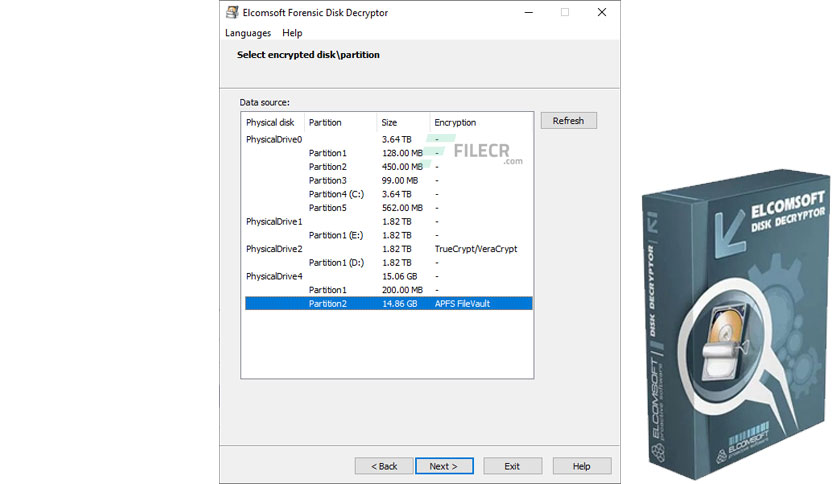 download the new for android Elcomsoft Forensic Disk Decryptor 2.20.1011