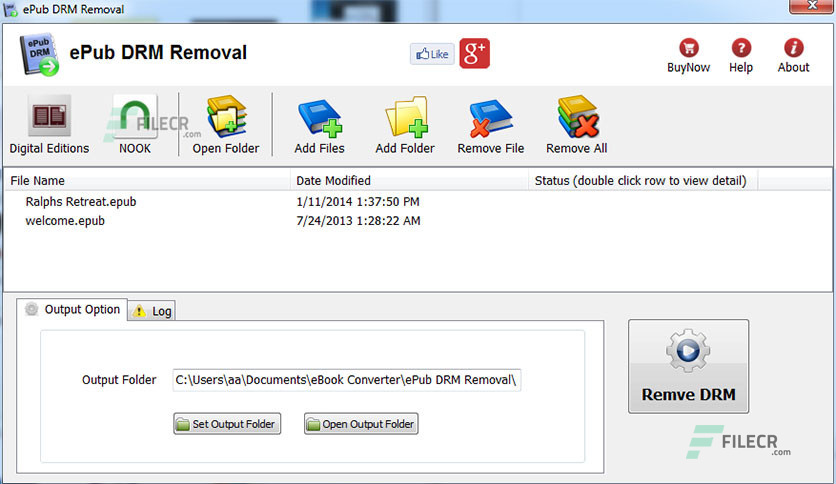 ePub DRM Removal 4.22.10316.398