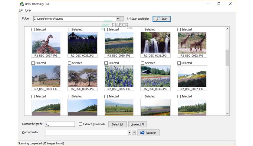 eWorld JPEG Recovery Pro 6.2