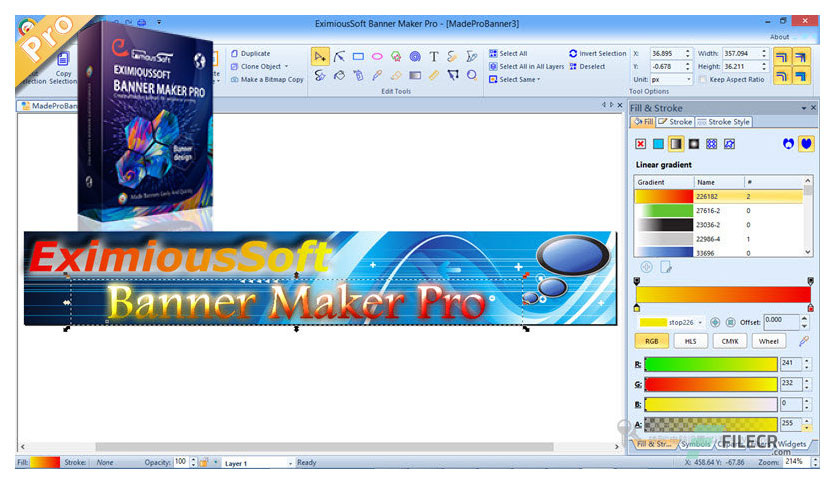 EximiousSoft Banner Maker Pro 5.48 free download
