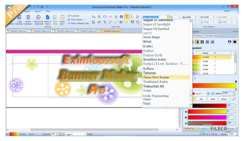 download the last version for ipod EximiousSoft Banner Maker Pro 5.48