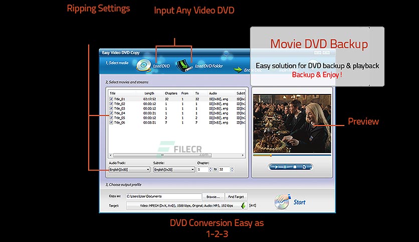 FAEMedia Easy Video DVD Copy Crack