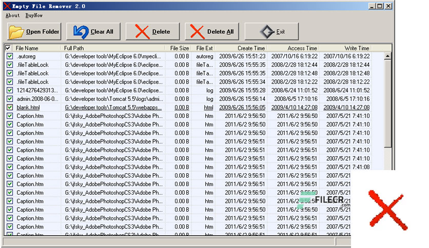 FMS Empty File Remover 3.0.8