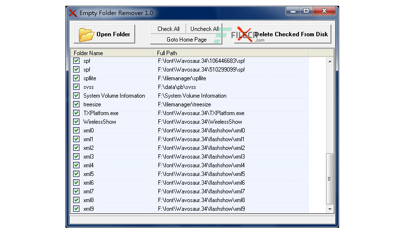 FMS Empty Folder Remover 2.0.8