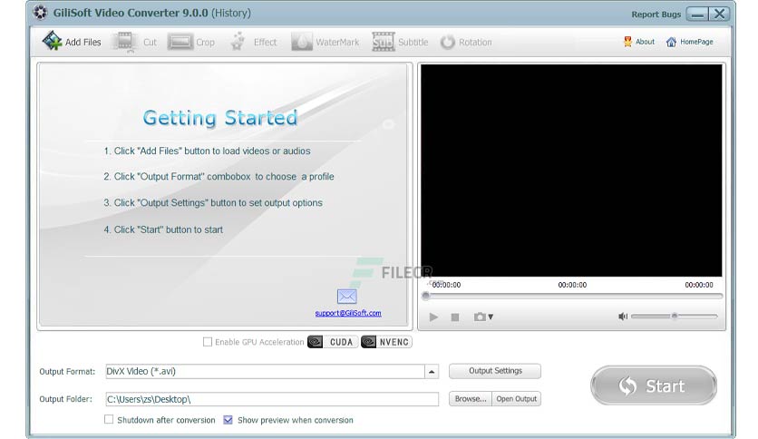 free for mac instal GiliSoft Video Converter 12.1