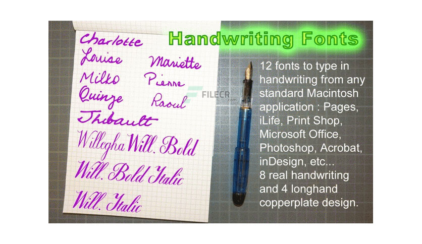 Handwriting Fonts 2.00