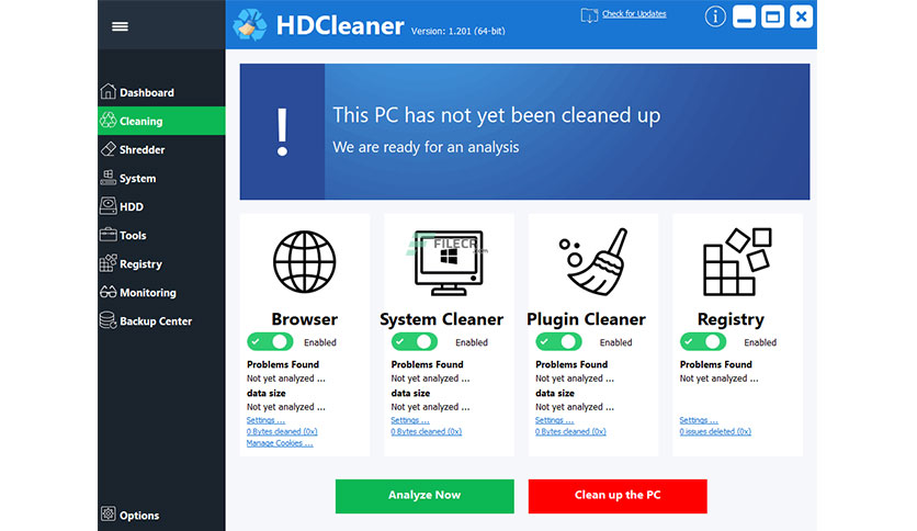 downloading HDCleaner 2.051