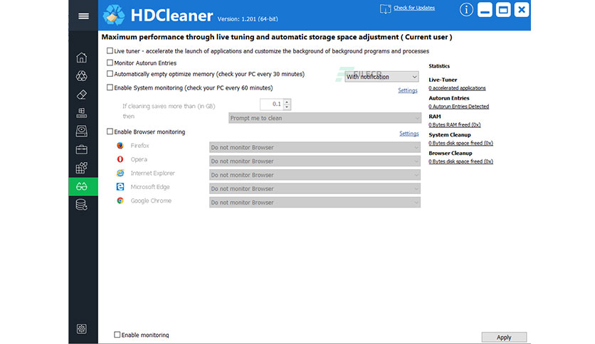 download the new version for apple HDCleaner 2.054