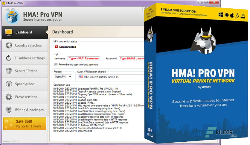 HMA Pro VPN Free Download (Latest 2023) - FileCR