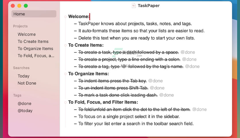 TaskPaper instal the new version for iphone