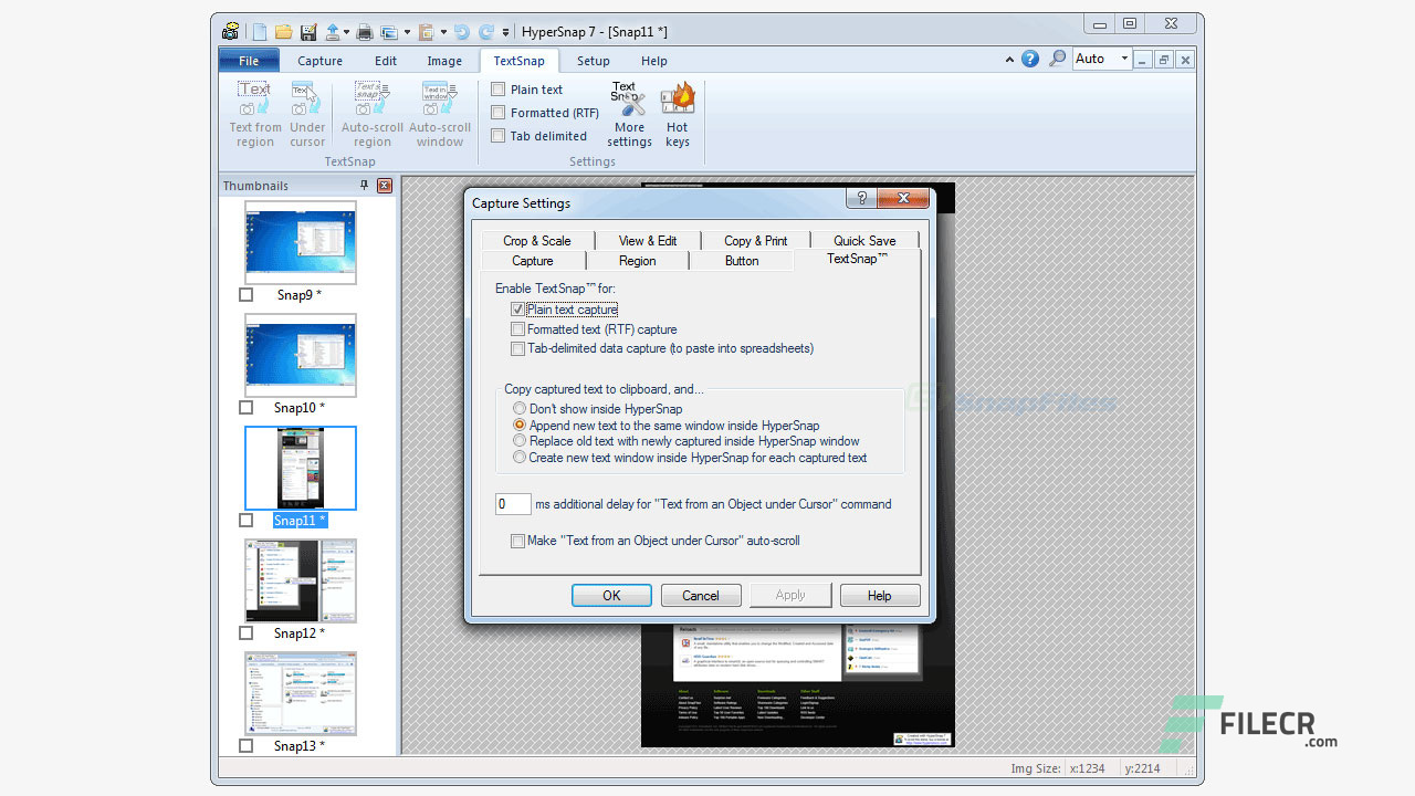 download the new version Hypersnap 9.2.1