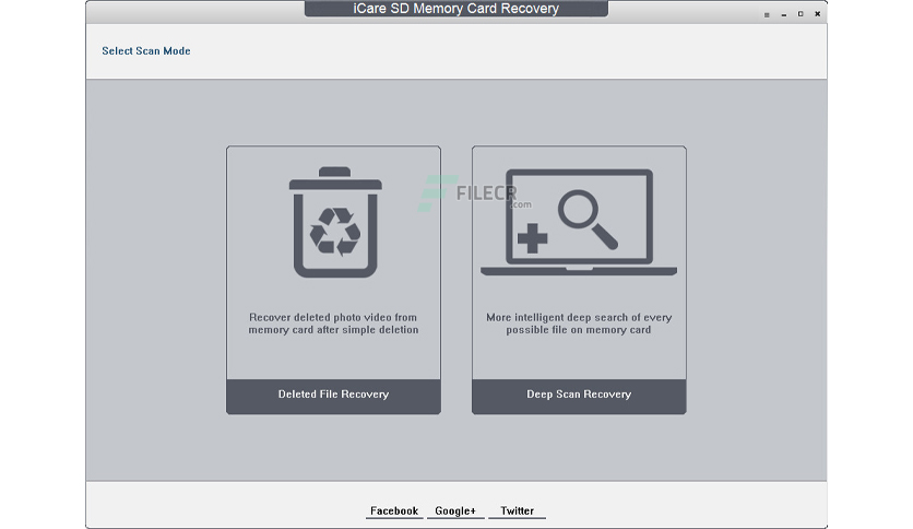 iCare SD Memory Card Recovery 3.0