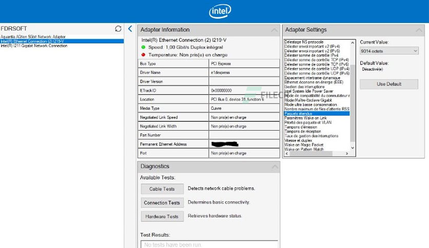 Intel Network Connections Software 27.3 WHQL