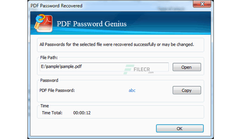 iSunshare PDF Password Genius Crack