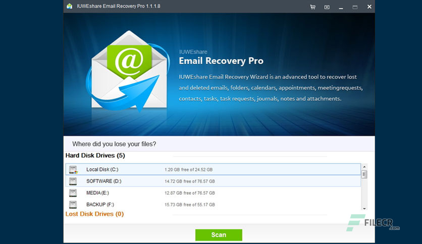 IUWEshare Email Recovery Pro 7.9.9.9 Unlimited / AdvancedPE