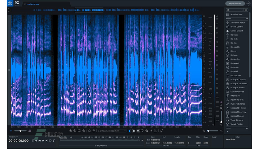 iZotope RX 10 Audio Editor Advanced 10.4.2 free instal