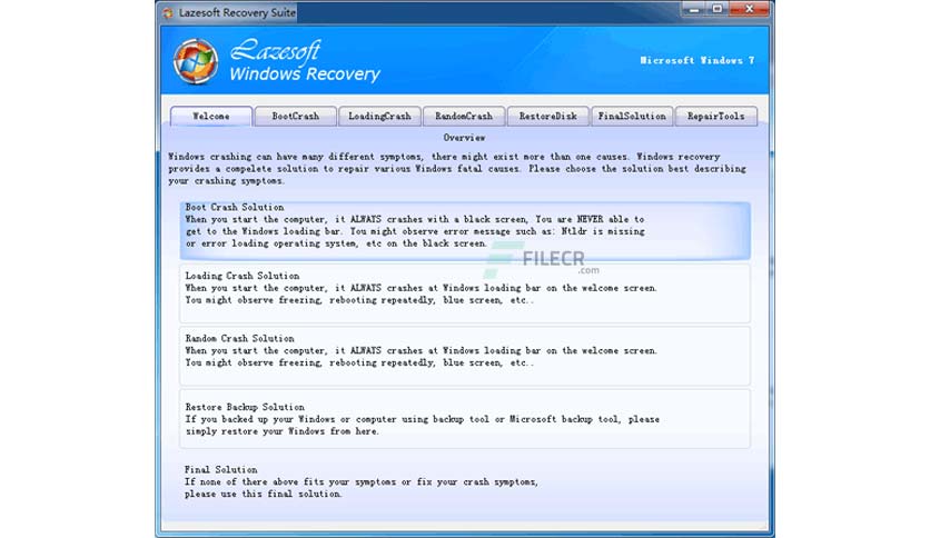 Lazesoft Windows Recovery Professional / Server Crack