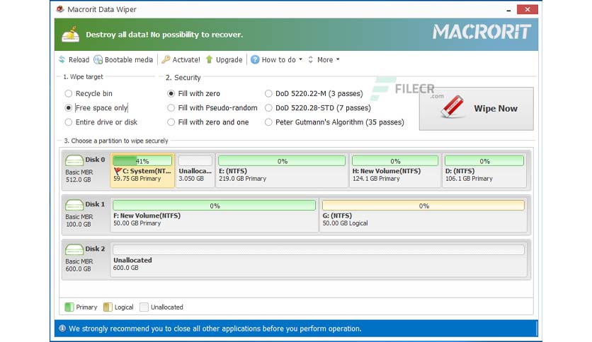 Macrorit Data Wiper 6.9.9 instal the new for android
