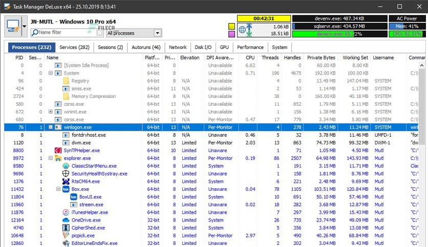 MiTeC Task Manager DeLuxe 4.8.2 instal the last version for mac
