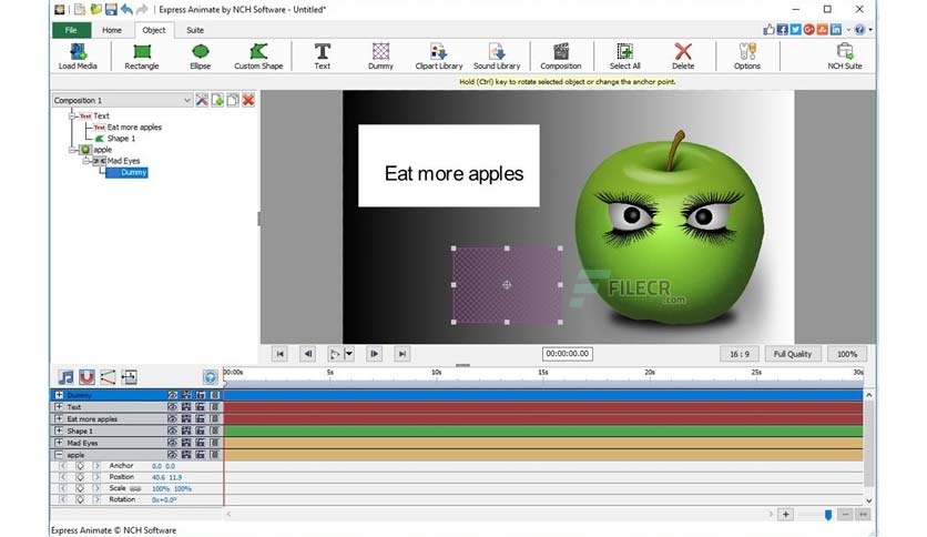 download the new version for apple NCH Express Animate 9.30