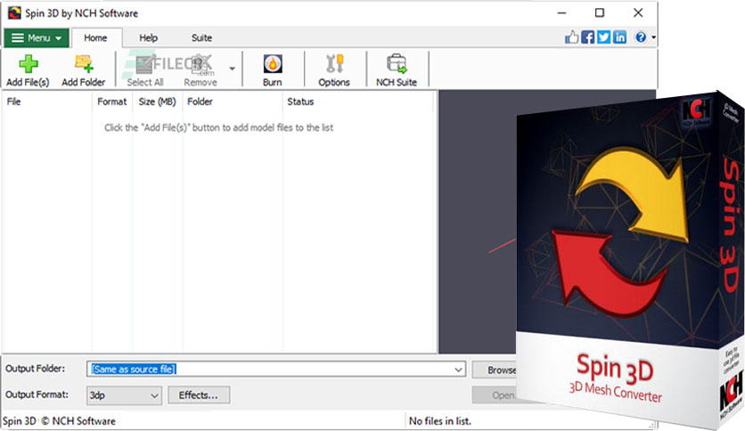 NCH Spin 3D Plus 6.07 download the last version for android