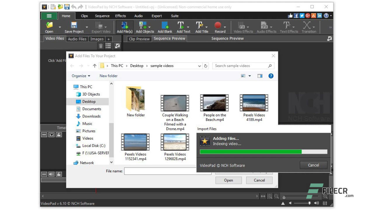 NCH VideoPad Video Editor Pro 13.51 download the new