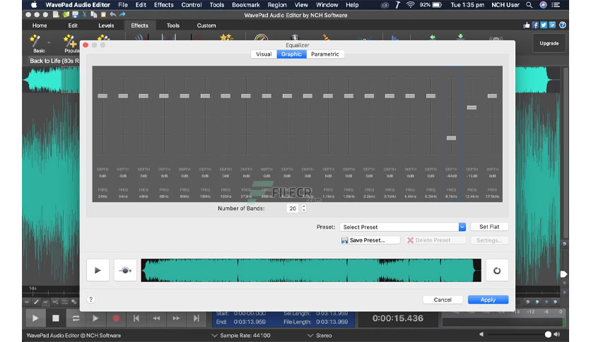 for mac download NCH WavePad Audio Editor 17.86