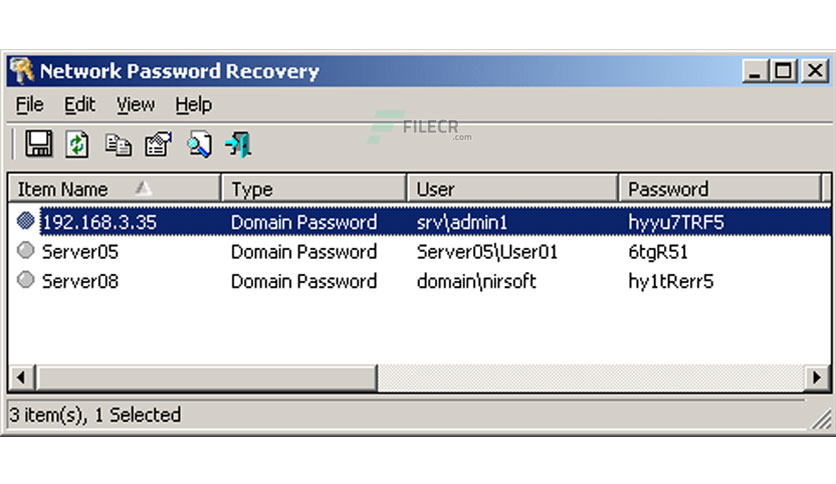 Nirsoft Network Password Recovery 1.56