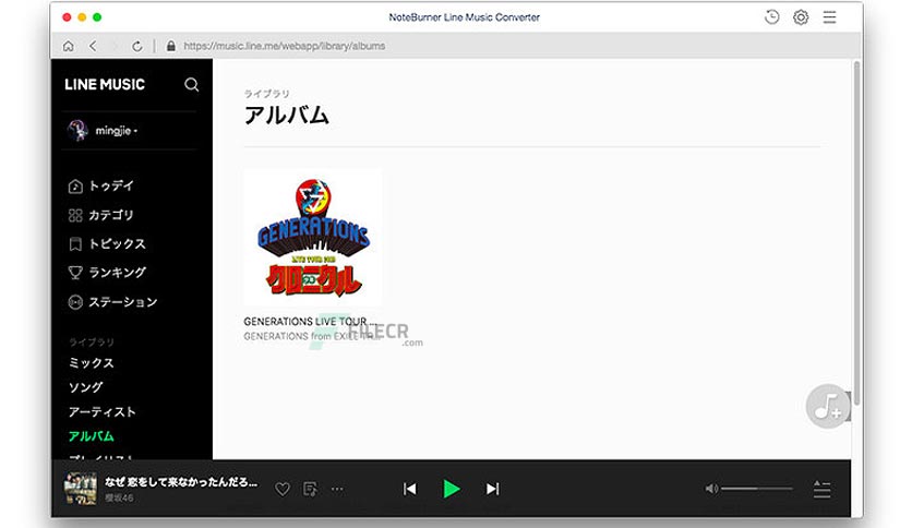 NoteBurner Line Music Converter 1.4.2