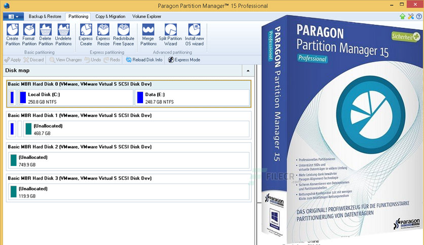 Paragon Partition Manager 15 Professional Crack