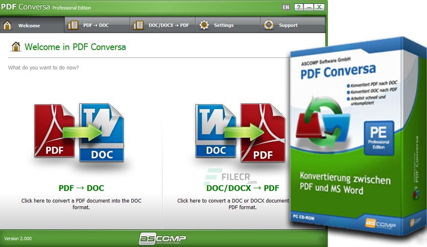PDF Conversa Pro 3.003 for windows download free