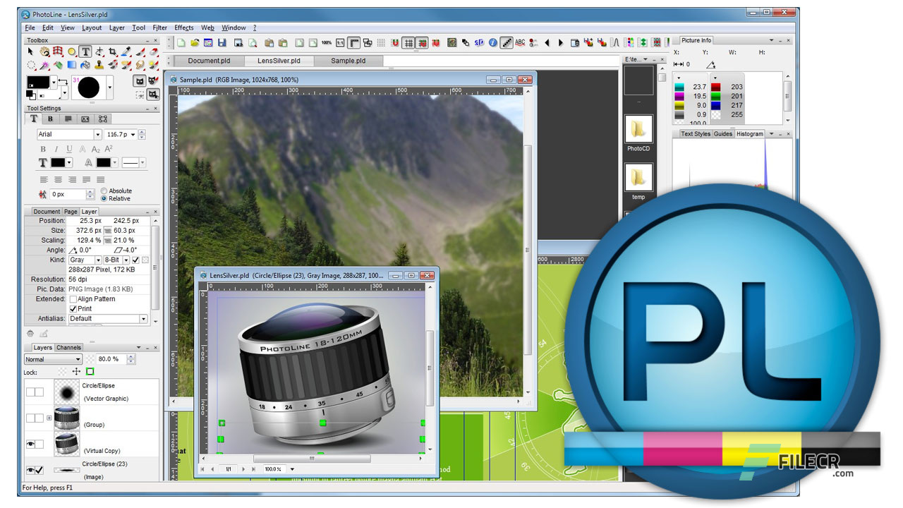 download the new version PhotoLine 24.01