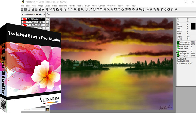 download the new for android TwistedBrush Paint Studio 5.05