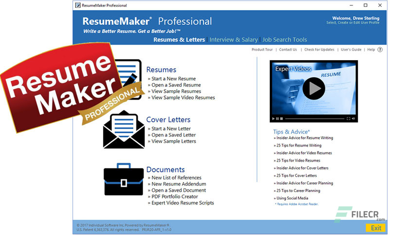 for ios download ResumeMaker Professional Deluxe 20.2.1.5048