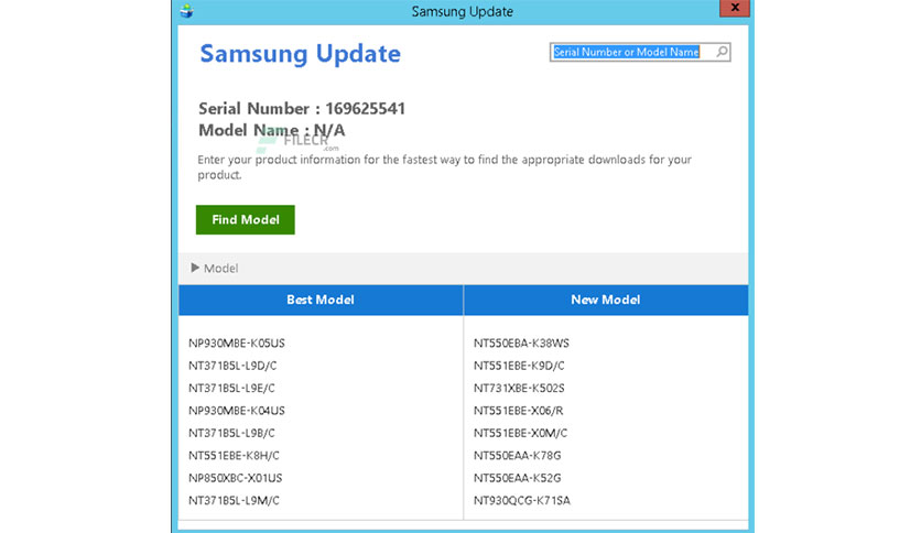 Samsung Update 2.2.9.50