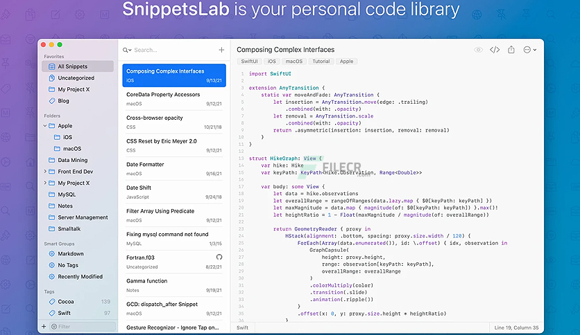 SnippetsLab for windows instal free