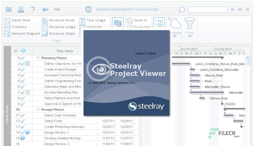 Steelray Project Viewer 6.19 for windows download free