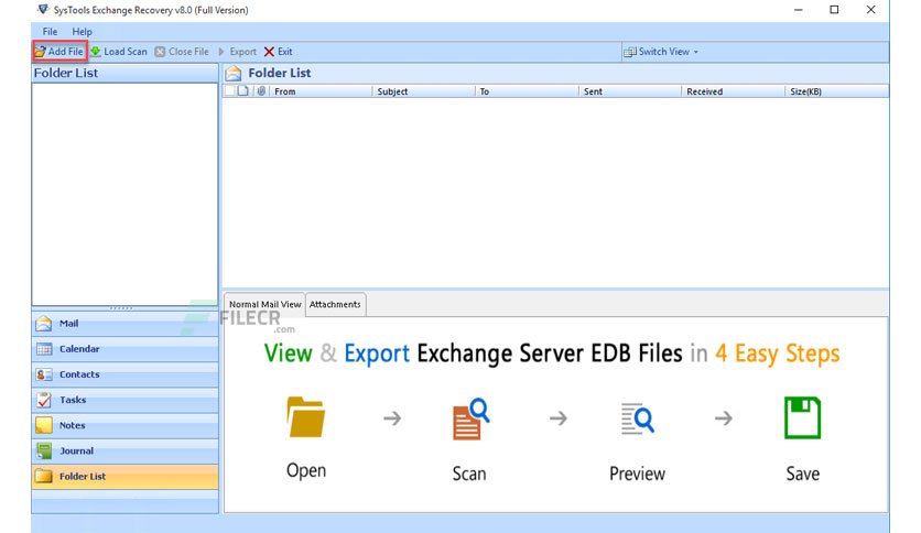 SysTools Exchange Recovery 9.2